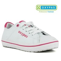 BASKET DE TRAVAIL FEMME CONFORTABLE OXYPAS ROSE ET BLEUE