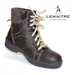 chaussure de sécurité haute pour femme brunelle s3