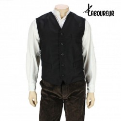 gilet velours paysan