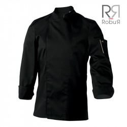 Veste de cuisine robur nero pas cher