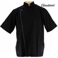 VESTE DE CUISINIER NOIRE HOMME