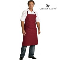 TABLIER DE CUISINE ET CAVISTE À BAVETTE COULEURS DIVERSES