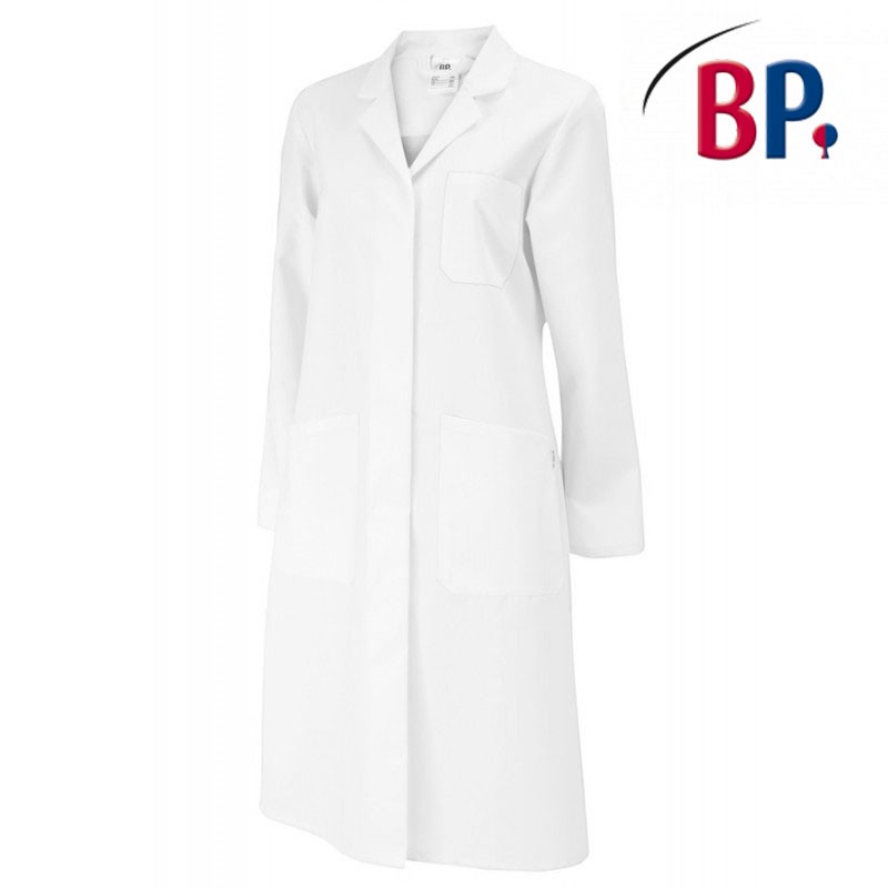 Blouse De Labo/blouse Médicale En Coton - Manches Longues Unisexe - Poche & Boutons - Taille S à 4XL - Pour Labo, Hôpital, école, Industrie