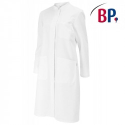 Blouse De Laboratoire En Coton - Homme/femme, Longueur 105cm, Manches Longues, Poches Et Porte-carte