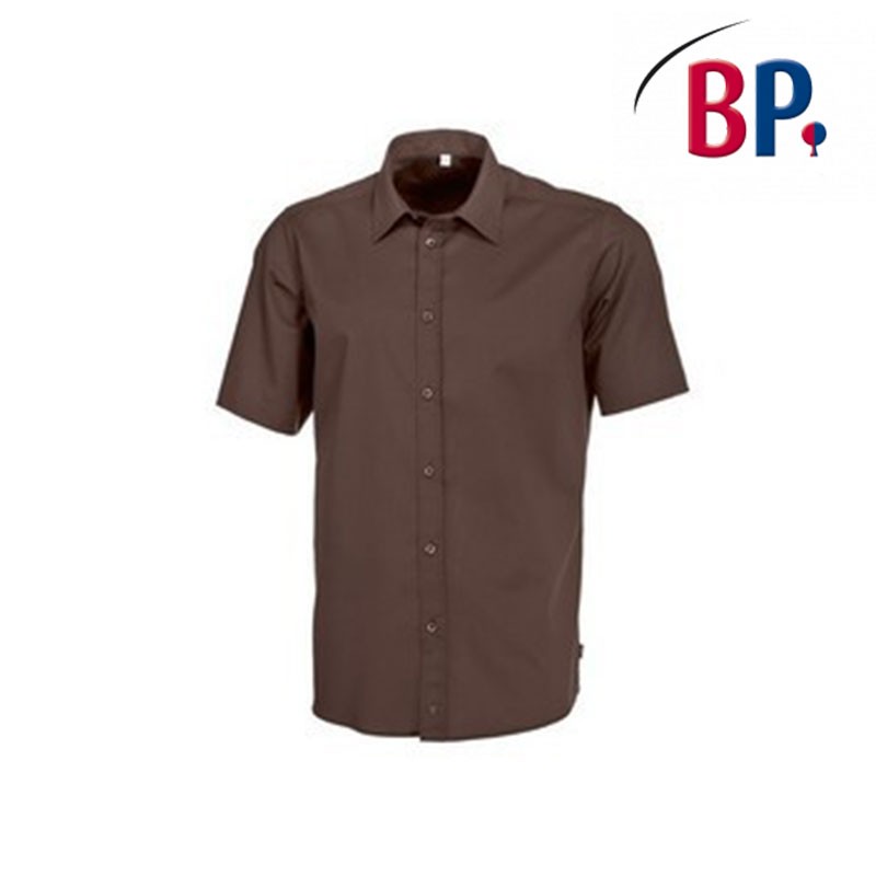 chemise homme marron