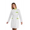 BLOUSE MEDICALE COL OFFICIER VERT POUR FEMME