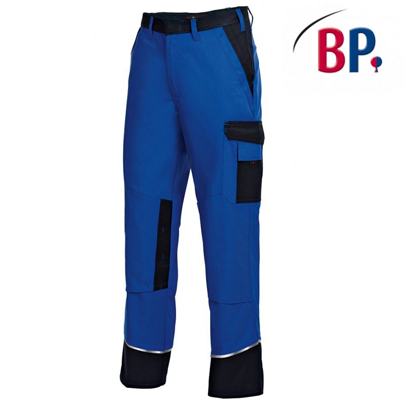 pantalon de travail avec genouilleres bicolore