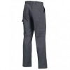 pantalon de travail gris taille elastique