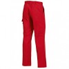 pantalon de travail rouge multipoches