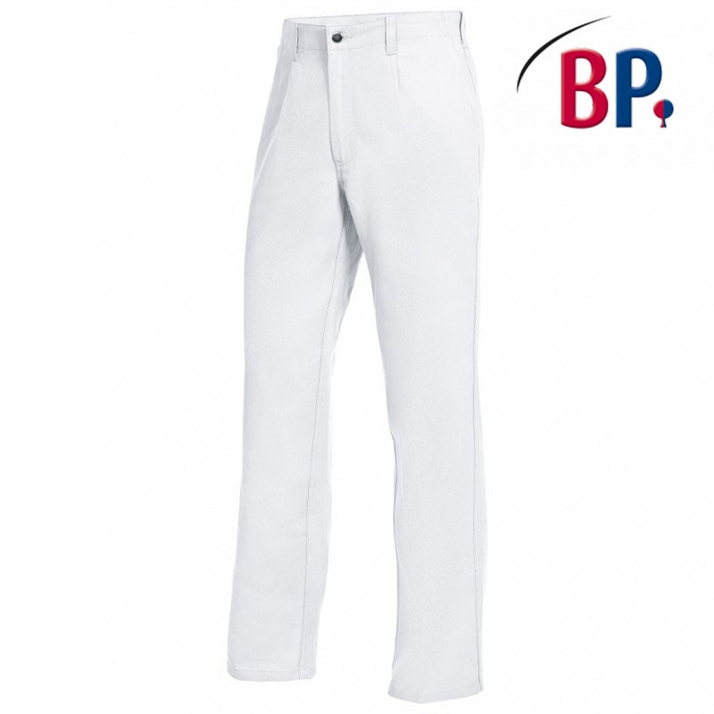 Pantalon de travail premier prix pas cher Blanc