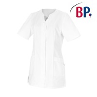 TUNIQUE MÉDICALE BLANCHE CINTRÉE MANCHES COURTES