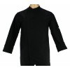 Blouse de cuisine noire ultra légère homme