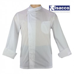 Blouse de cuisine blanche ultra légère homme