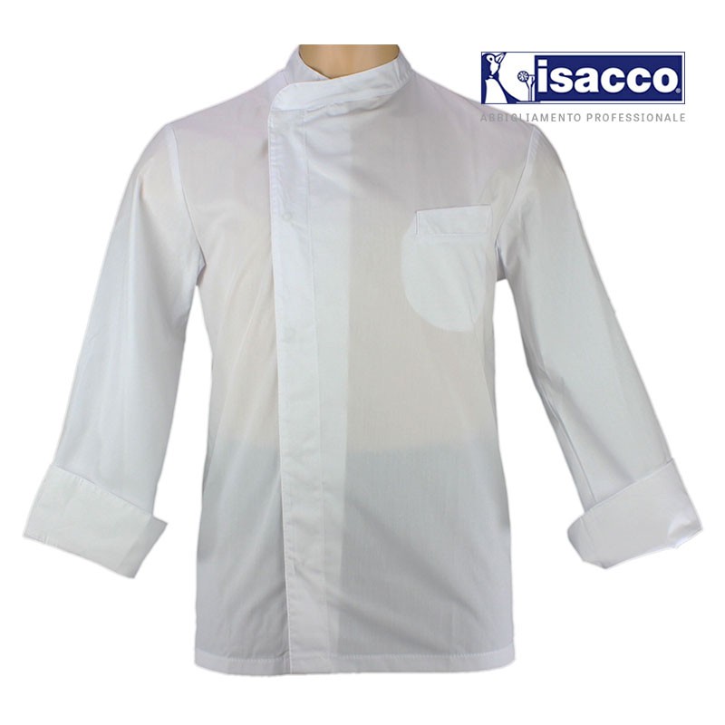 Blouse de cuisine blanche ultra légère homme