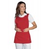 Tablier chasuble rouge pour femme 