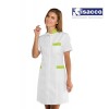 BLOUSE MÉDICALE COL MAO VERT POUR FEMME