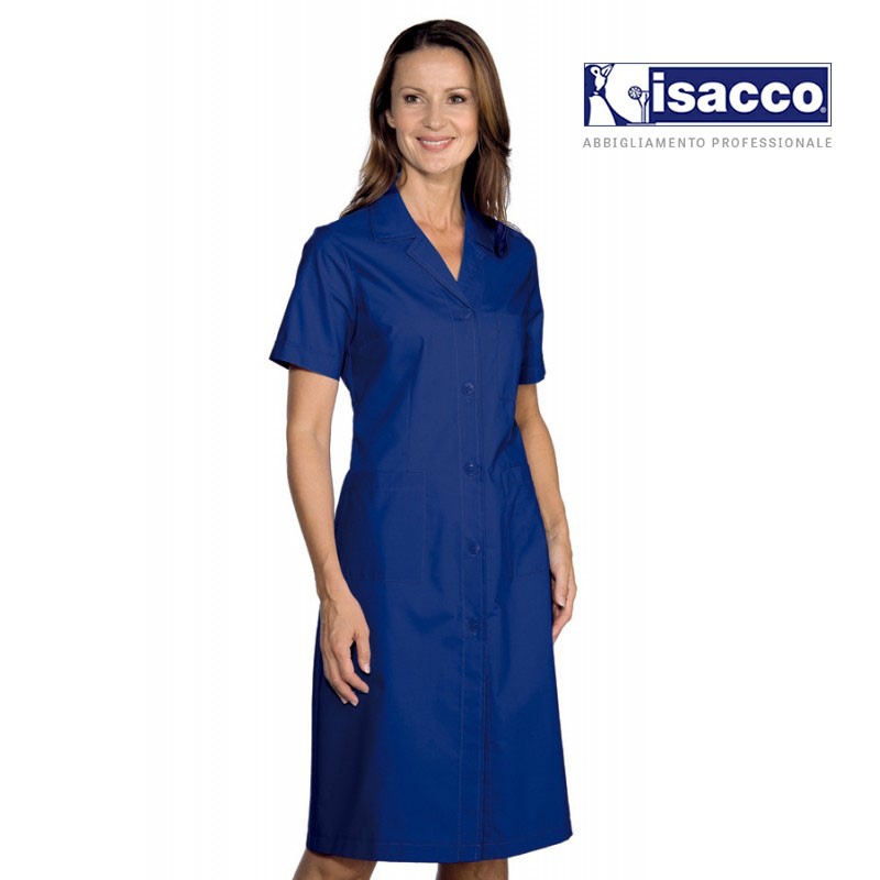 Blouse medicale manche courte bleu foncé  