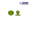 Boutons boules vert anis