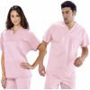  	blouse tunique médicale unisexe Rose