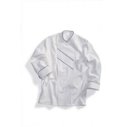 VESTE"GRAND CHEF" BP 1538 400 2113 BLANC/BLEU ROI