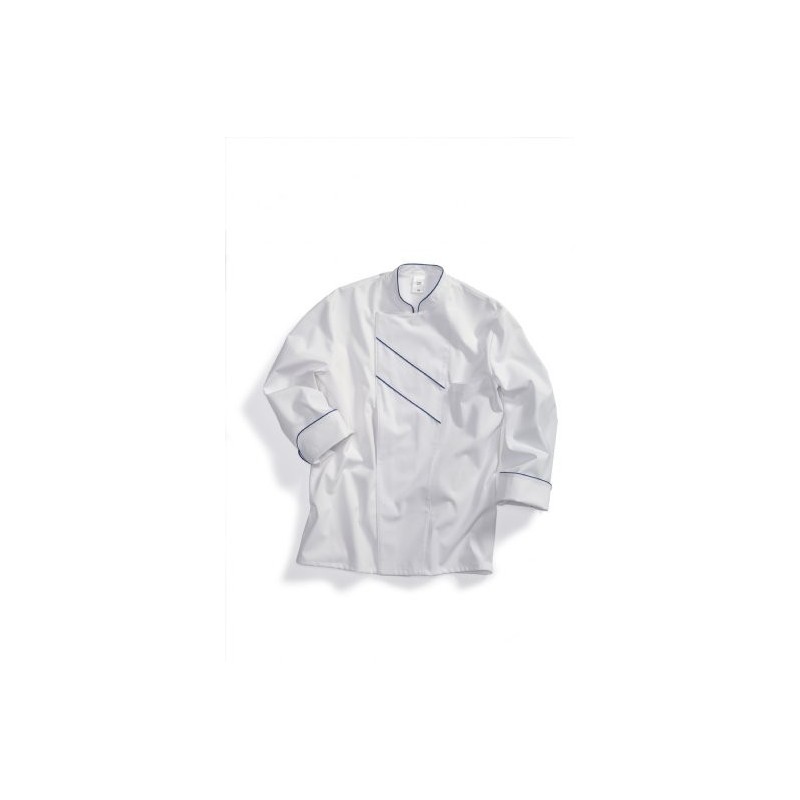 VESTE"GRAND CHEF" BP 1538 400 2113 BLANC/BLEU ROI