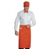 TABLIER DE SERVICE LONG 100% POLYESTER EN COULEUR