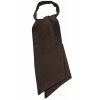 foulard cravate marron pour femme 