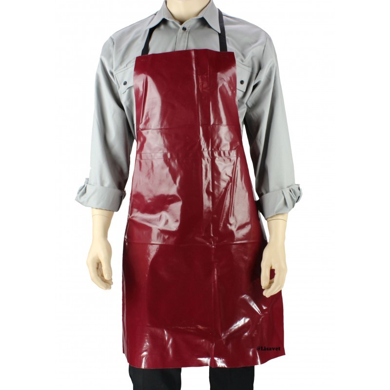 Tablier en plastique PVC de cuisine professionnel blanc en PVC homme  serveur cuisine restaurant hôtel, VP895