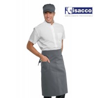 TABLIER DE CUISINE LONG SANS BAVETTE EN COULEUR