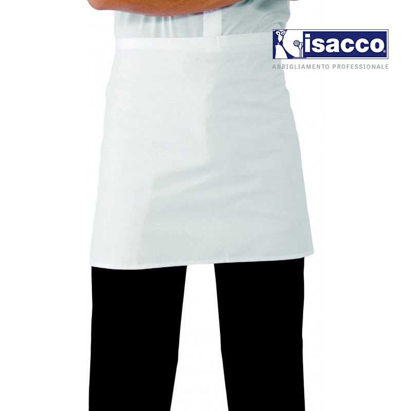 Tablier blanc 100% coton | Tablier de cuisine pas cher K01 - Taille unique  Taille unique COL_020827 Sans Poche COL_020827 Blanc (W0105)