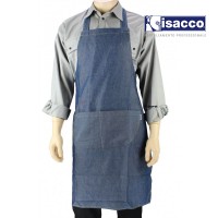 TABLIER DE CUISINE JEANS À BAVETTE