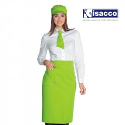 TABLIER DE SERVICE LONG 100% POLYESTER EN COULEUR