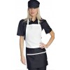 TABLIER SERVICE FEMME BLANC ET NOIR