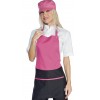 TABLIER SERVICE FEMME FUSCHIA ET NOIR