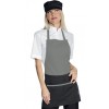 TABLIER SERVICE FEMME GRIS ANTHRACITE ET NOIR