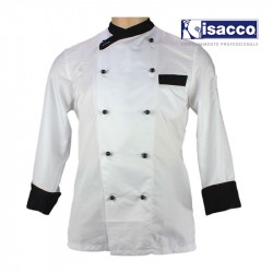 Veste blanche de boulanger ultra légère
