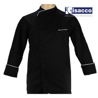 Veste de cuisinier dos microfibre