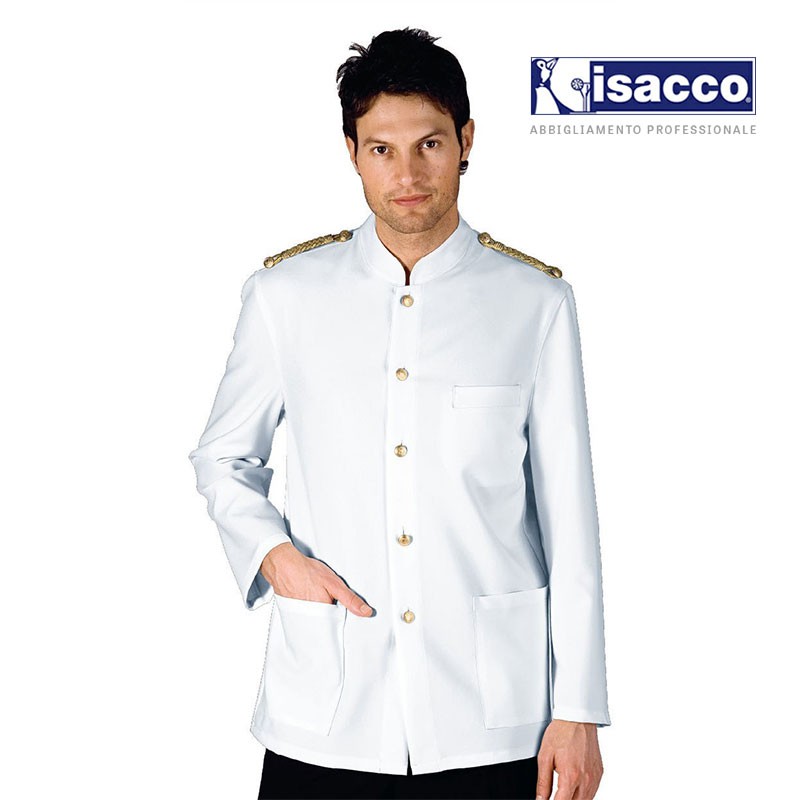 Veste de service col officier blanc