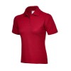 Polo de travail femme rouge coton pas cher