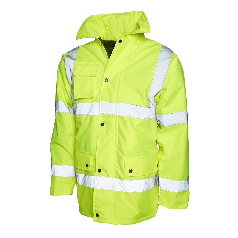 PARKA HAUTE VISIBILITE JAUNE FLUO