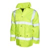 PARKA HAUTE VISIBILITE JAUNE FLUO