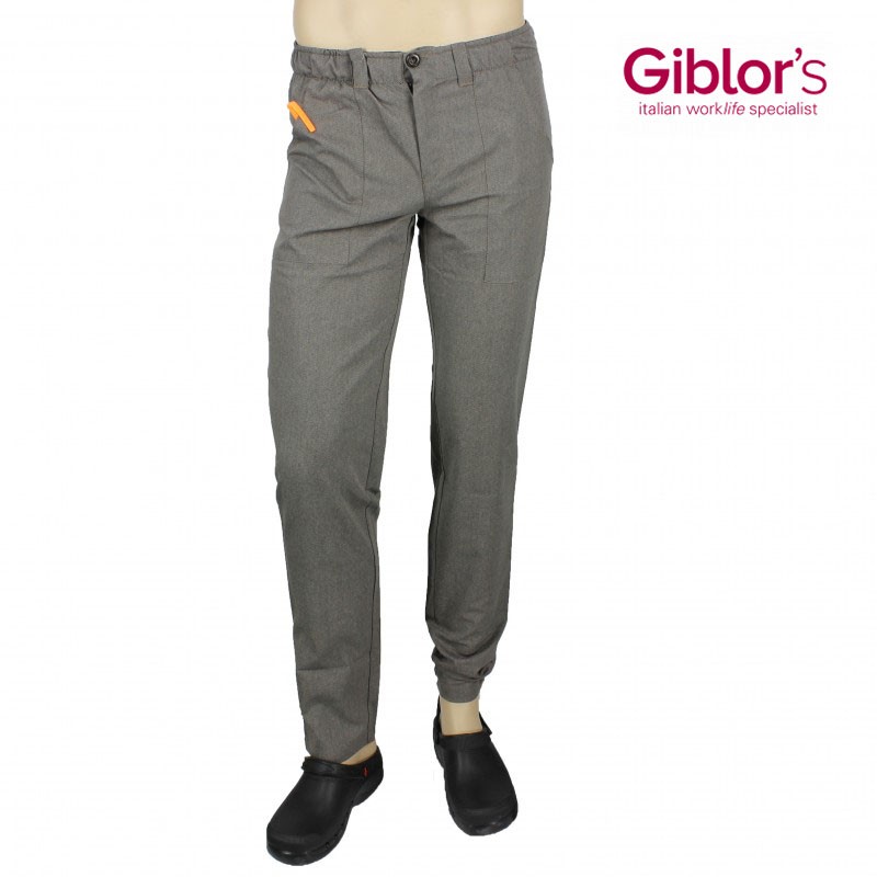 PANTALON DE CUISINE SLIM BEIGE