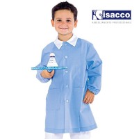 TABLIER ECOLE BLEU CIEL POUR MATERNELLE