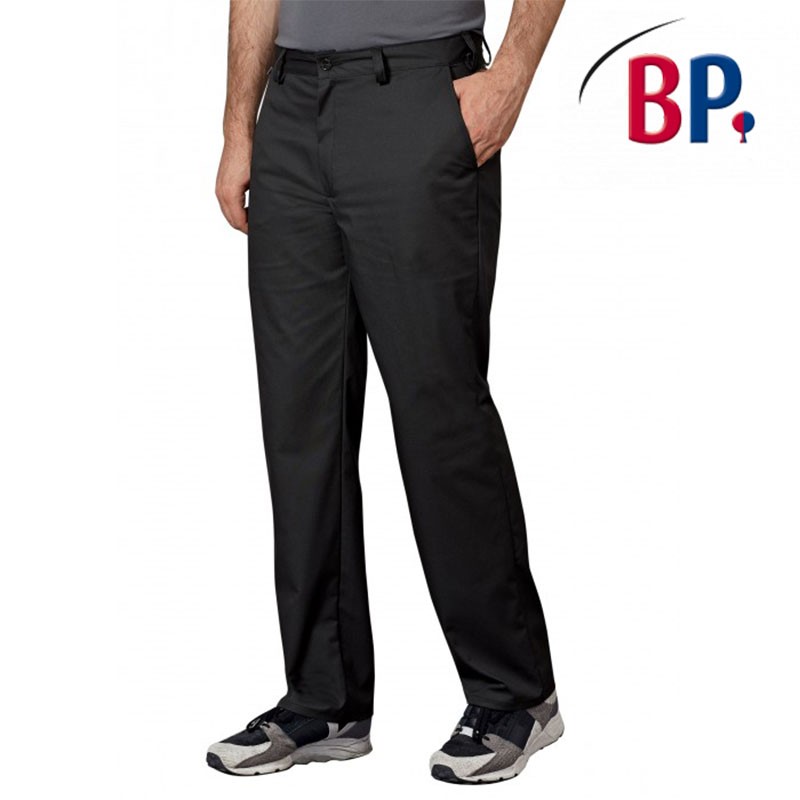 Pantalon de cuisine noir confortable de chez BP