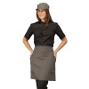 Tablier de service femme gris taupe