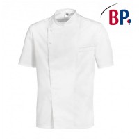 VESTE DE CUISINE HOMME MANCHE COURTE UNIE
