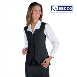 Gilet de service femme noir