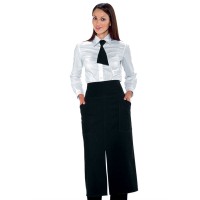 TABLIER SERVEUR LONG AVEC JAMBE FENDUE ET EN COULEUR