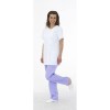 tunique medicale femme cintrée boutons lilas