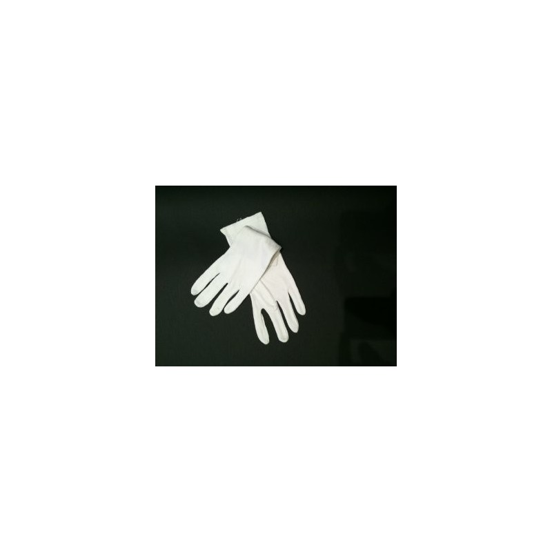 Gants pour le service en restaurant 100% coton blanc  - Habimat